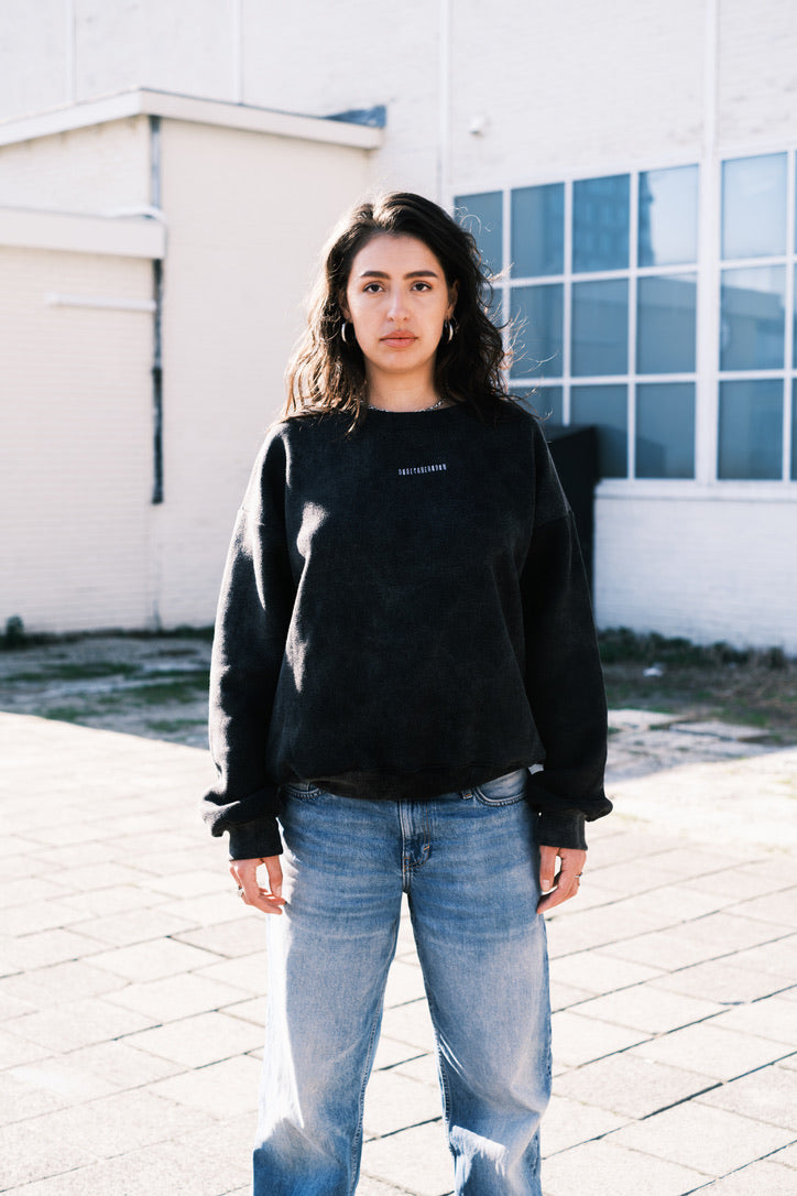 Logo Vintage Oversized Crewneck
